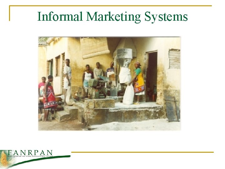 Informal Marketing Systems 