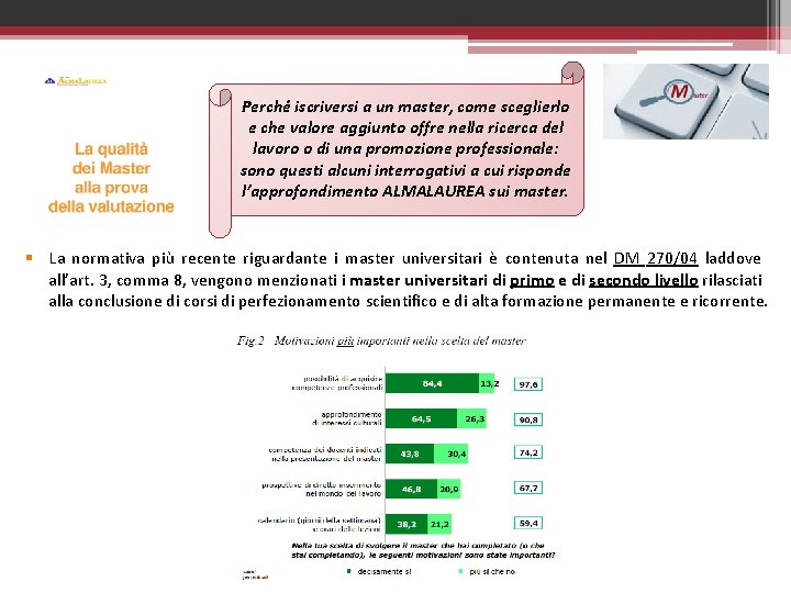 Perché iscriversi a un master, come sceglierlo e che valore aggiunto offre nella ricerca
