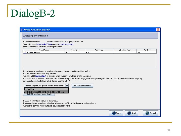 Dialog. B-2 31 