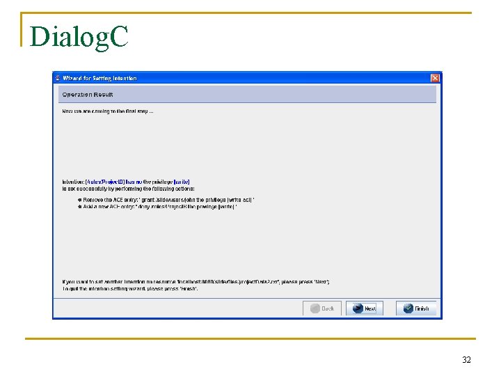 Dialog. C 32 