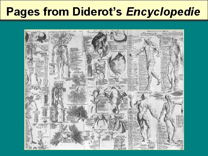 Pages from Diderot’s Encyclopedie 