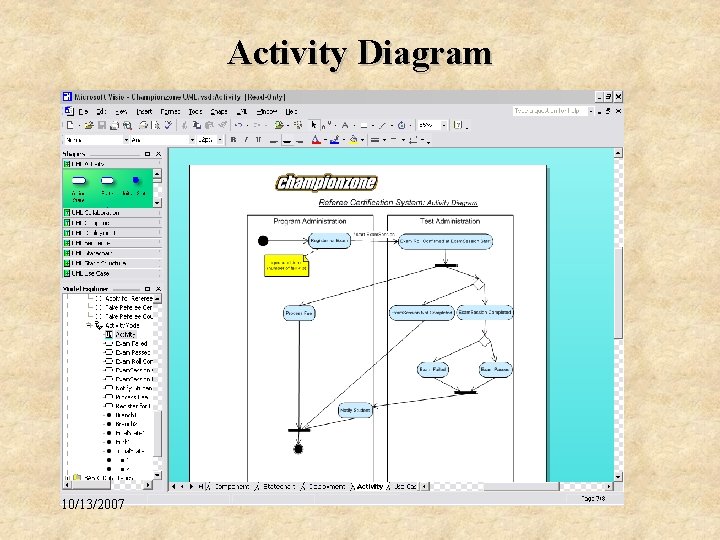 Activity Diagram 10/13/2007 