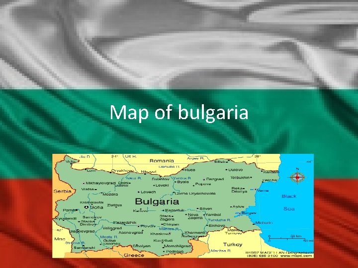 Map of bulgaria 
