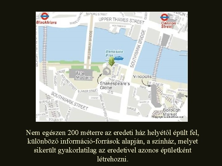 Nem egészen 200 méterre az eredeti ház helyétől épült fel, különböző információ-források alapján, a