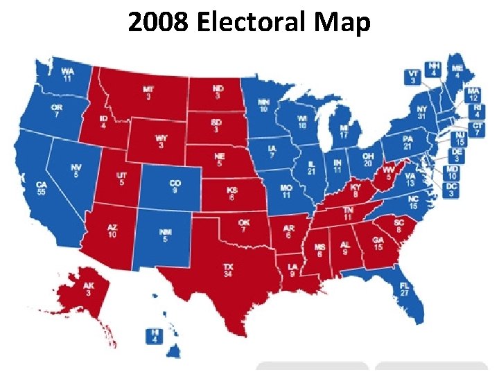 2008 Electoral Map 