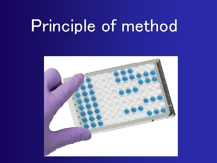 Principle of method 