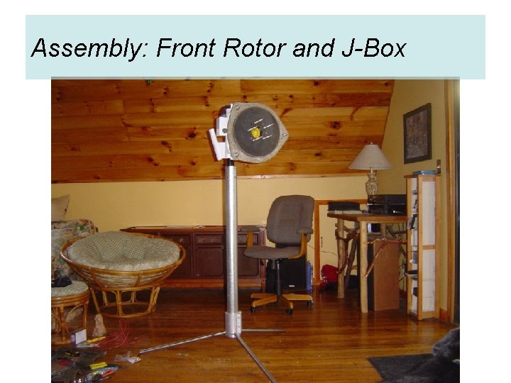 Assembly: Front Rotor and J-Box 