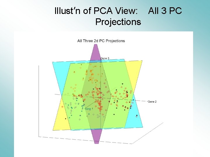 Illust’n of PCA View: All 3 PC Projections 