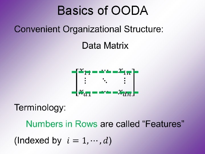 Basics of OODA 