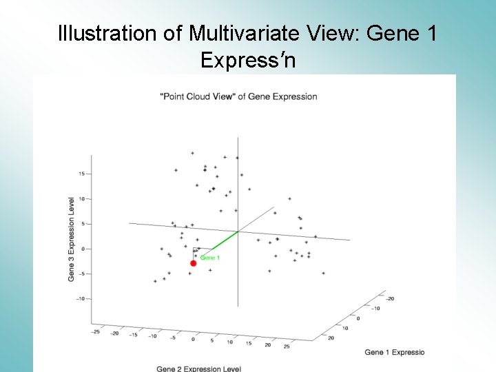 Illustration of Multivariate View: Gene 1 Express’n 