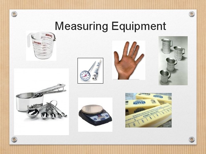 Measuring Equipment 