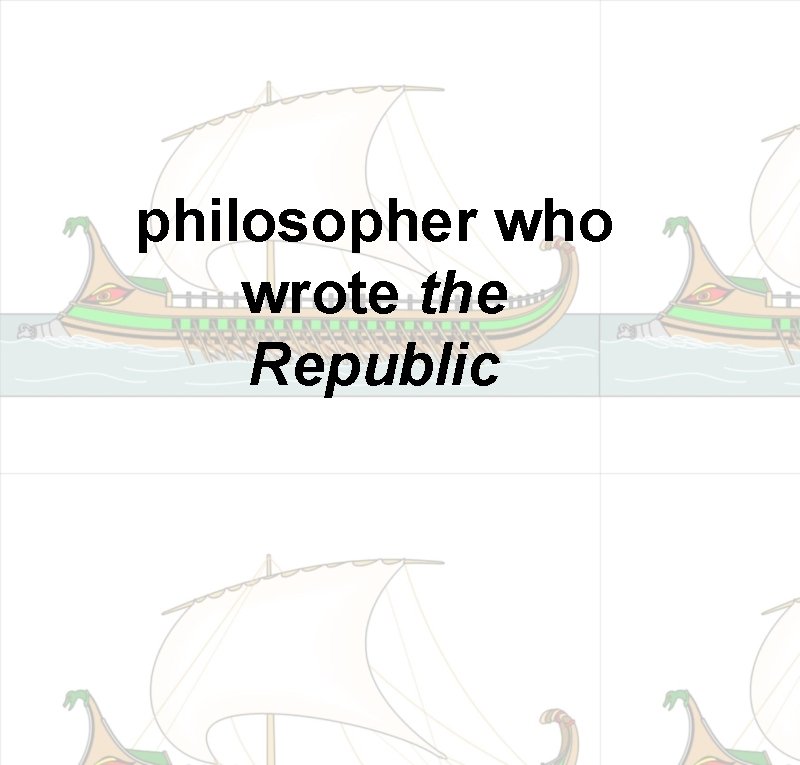 philosopher who wrote the Republic 