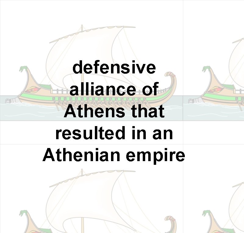 defensive alliance of Athens that resulted in an Athenian empire 