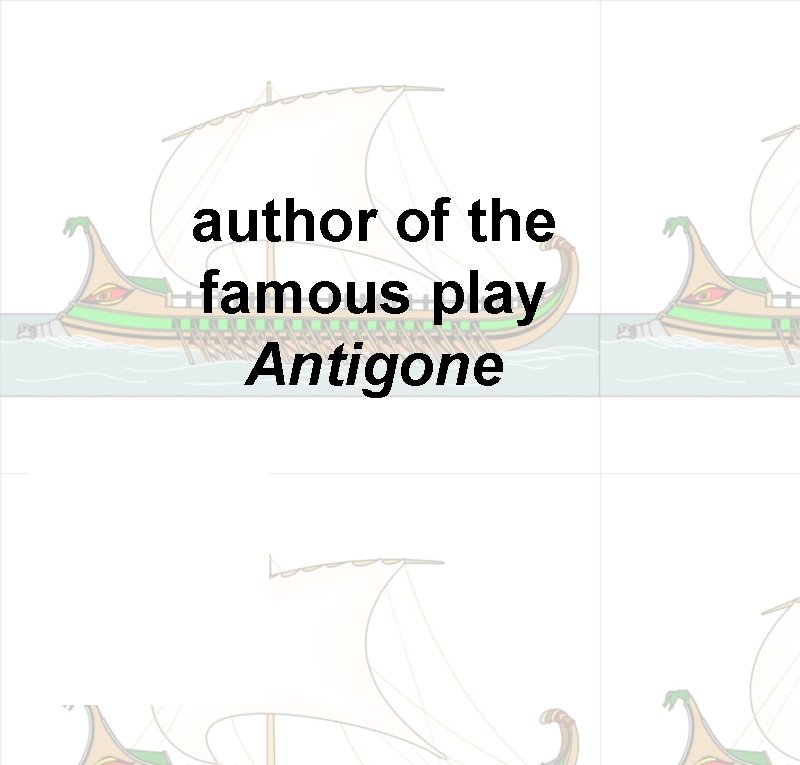 author of the famous play Antigone 