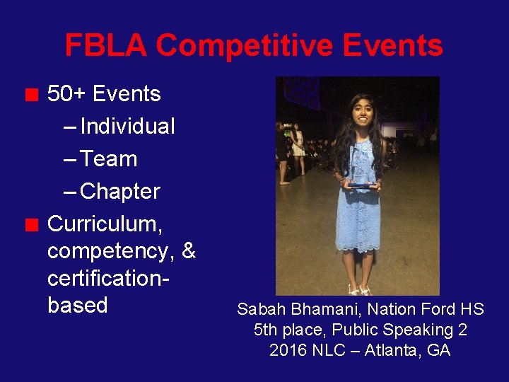 FBLA Competitive Events 50+ Events – Individual – Team – Chapter Curriculum, competency, &