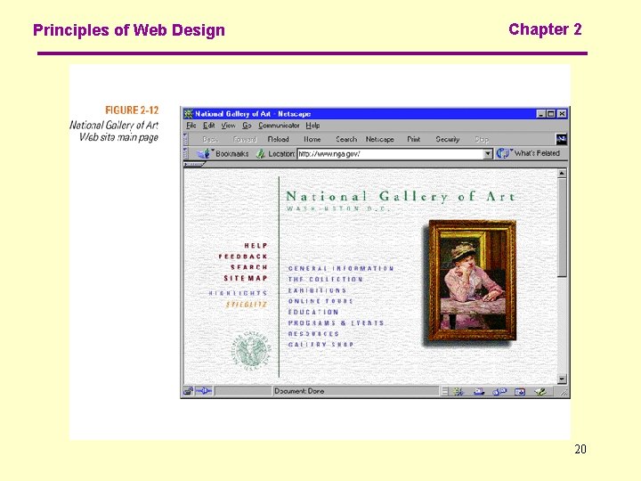 Principles of Web Design Chapter 2 20 