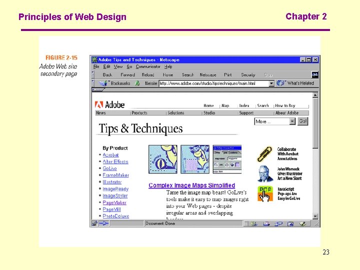 Principles of Web Design Chapter 2 23 