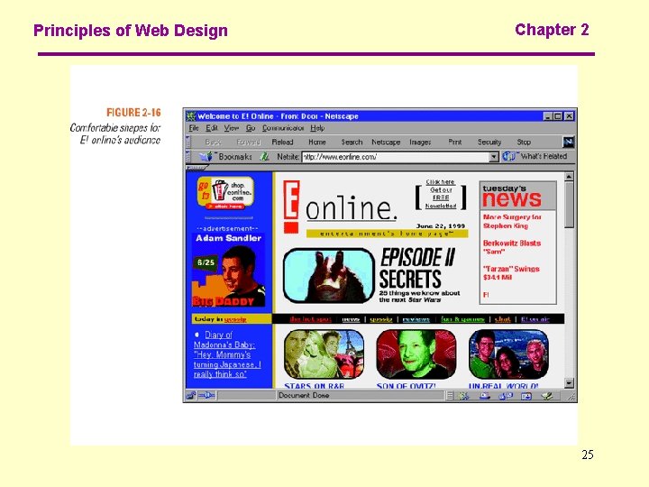 Principles of Web Design Chapter 2 25 