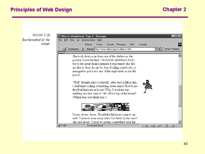 Principles of Web Design Chapter 2 49 