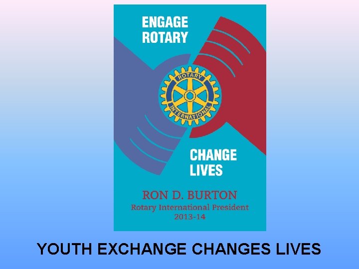 YOUTH EXCHANGES LIVES YOUTH EXCHANGES LIVES