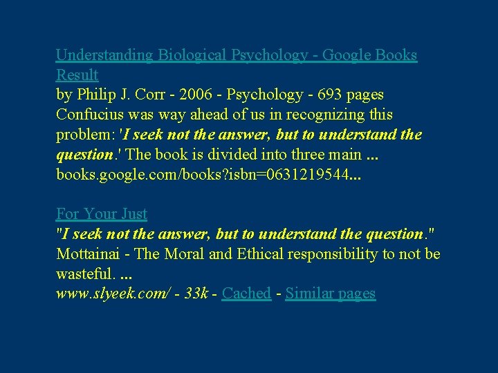 Understanding Biological Psychology - Google Books Result by Philip J. Corr - 2006 -