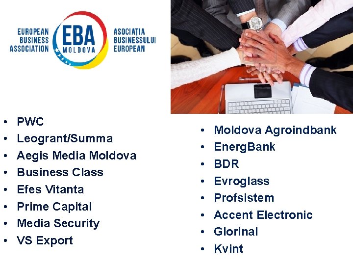 Going for success TOGETHER • • PWC Leogrant/Summa Aegis Media Moldova Business Class Efes