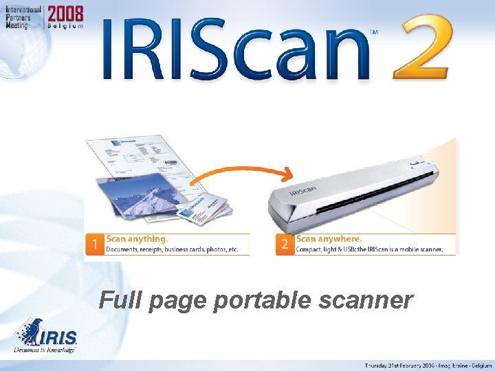 Full page portable scanner 