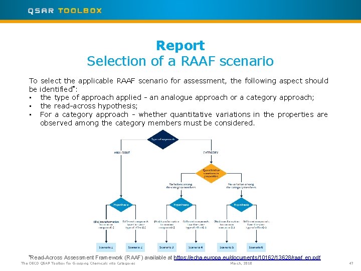 Report Selection of a RAAF scenario To be • • • select the applicable