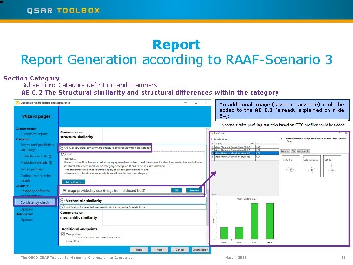 Report Generation according to RAAF-Scenario 3 Section Category Subsection: Category definition and members AE