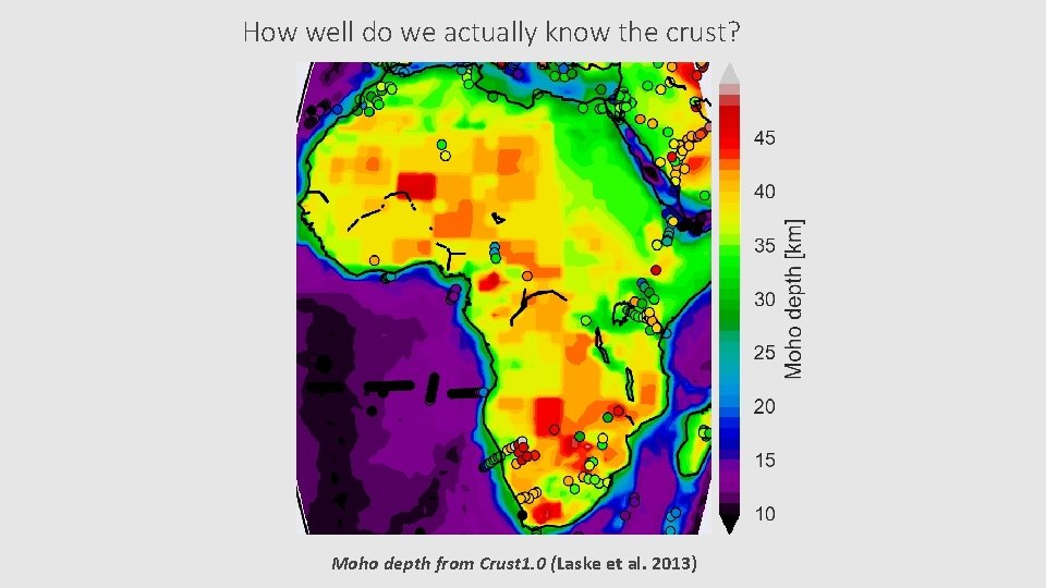 How well do we actually know the crust? Moho depth from Crust 1. 0