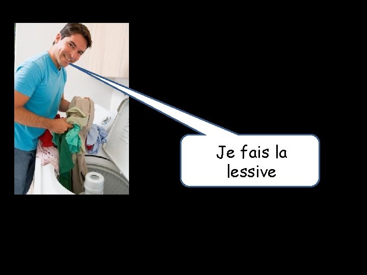 Je fais la lessive 