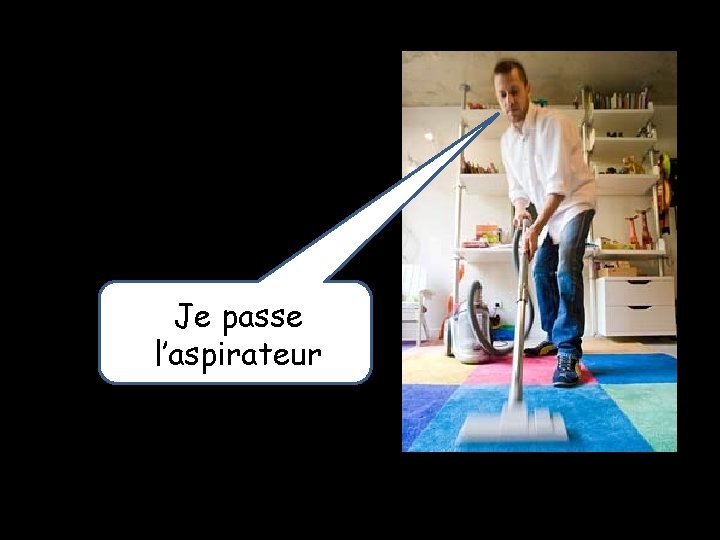 Je passe l’aspirateur 