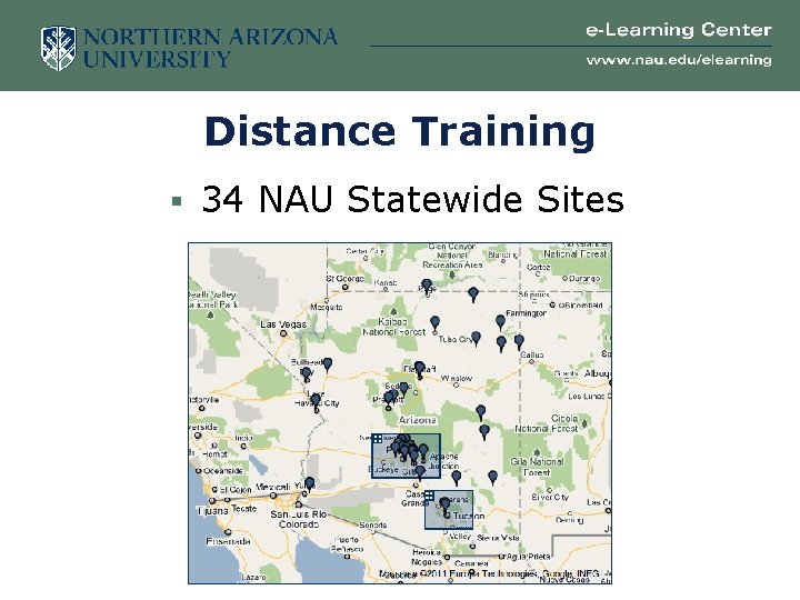 Distance Training § 34 NAU Statewide Sites 