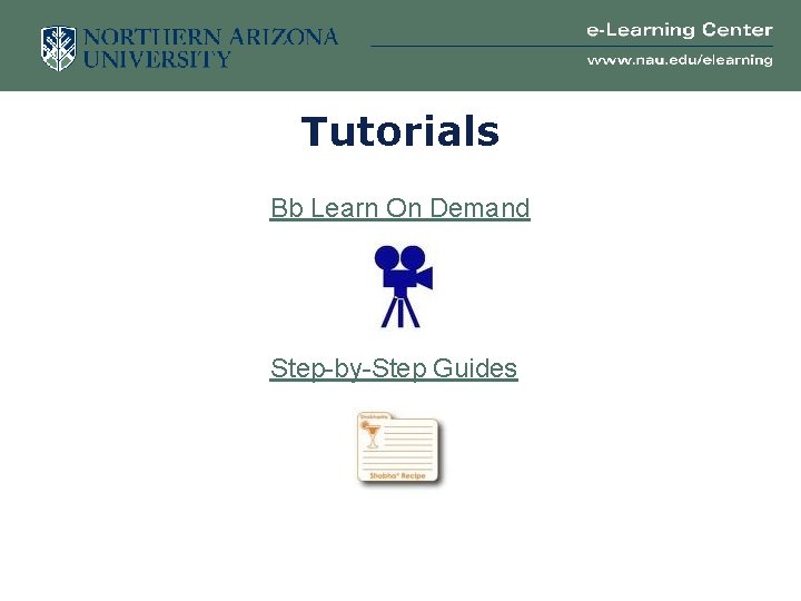 Tutorials Bb Learn On Demand Step-by-Step Guides 