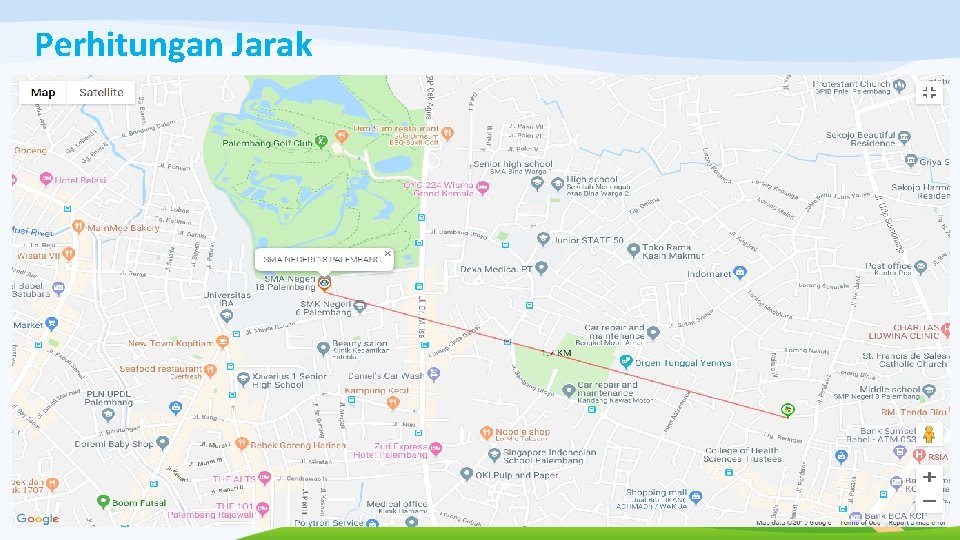 Perhitungan Jarak 