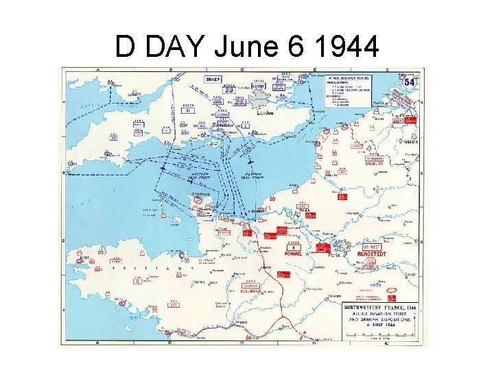 D DAY June 6 1944 