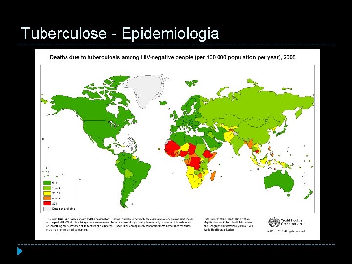 Tuberculose - Epidemiologia 