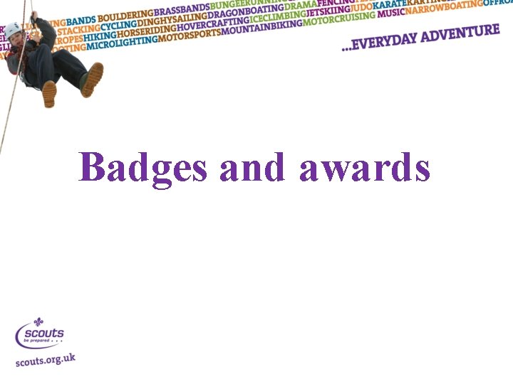 Badges and awards 