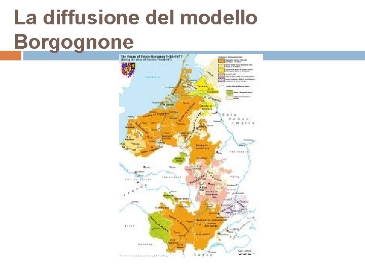 La diffusione del modello Borgognone 