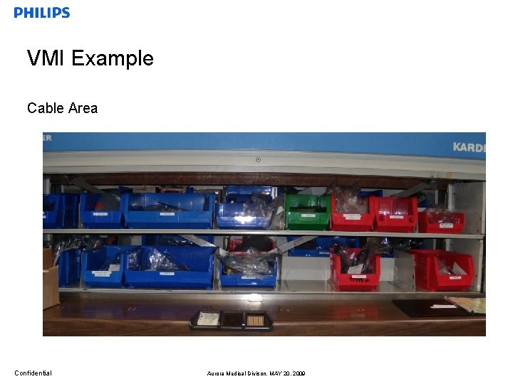 VMI Example Cable Area Confidential Aurora Medical Divison, MAY 20, 2009 