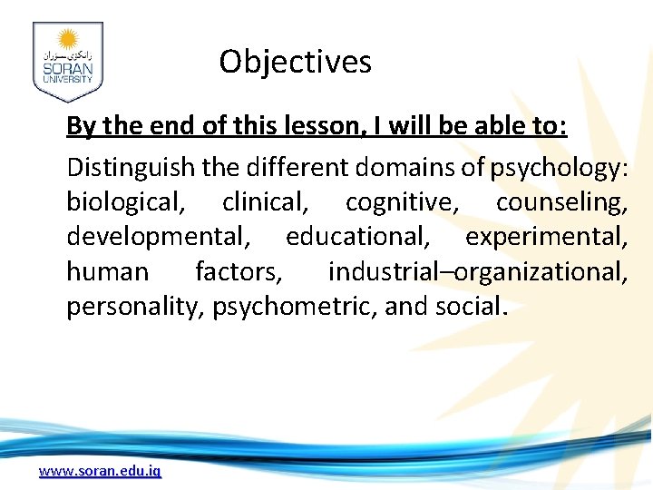 Objectives By the end of this lesson, I will be able to: Distinguish the