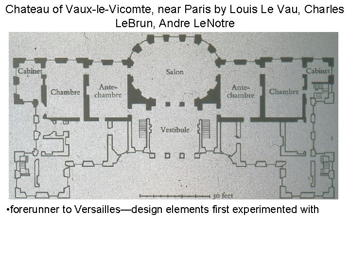 Chateau of Vaux-le-Vicomte, near Paris by Louis Le Vau, Charles Le. Brun, Andre Le.