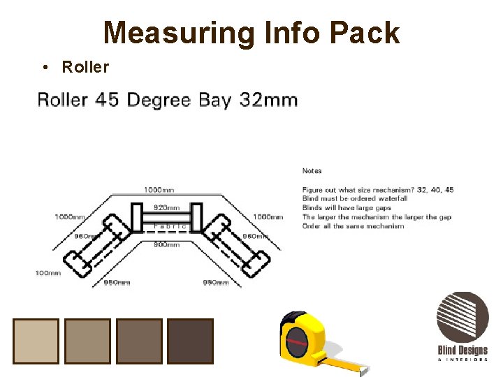 Measuring Info Pack • Roller 