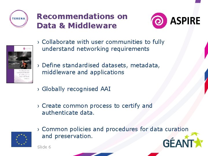 Recommendations on Data & Middleware › Collaborate with user communities to fully understand networking