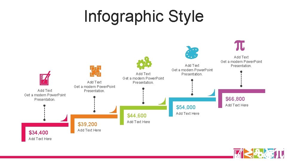 Infographic Style Add Text Get a modern Power. Point Presentation. $66, 800 $54, 000