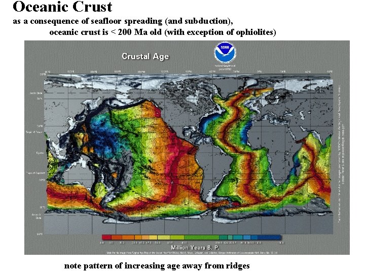 Oceanic Crust as a consequence of seafloor spreading (and subduction), oceanic crust is <