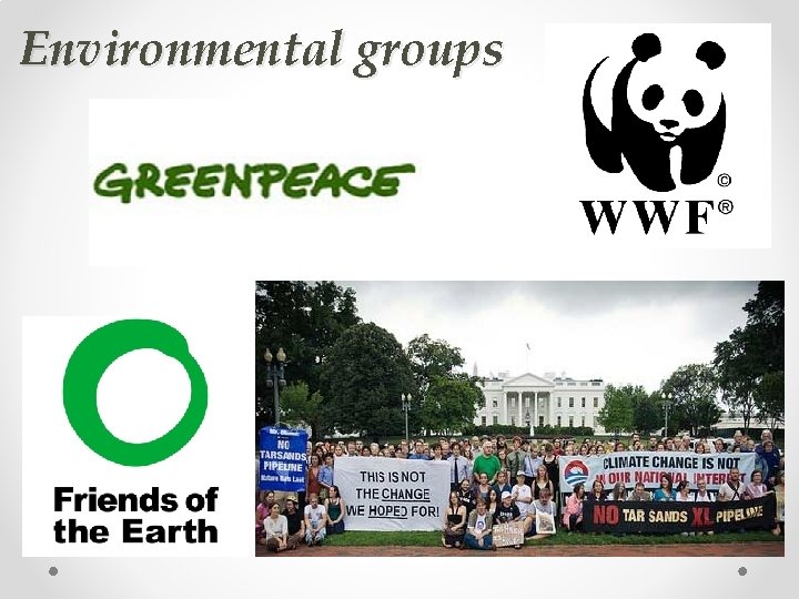 Environmental groups 