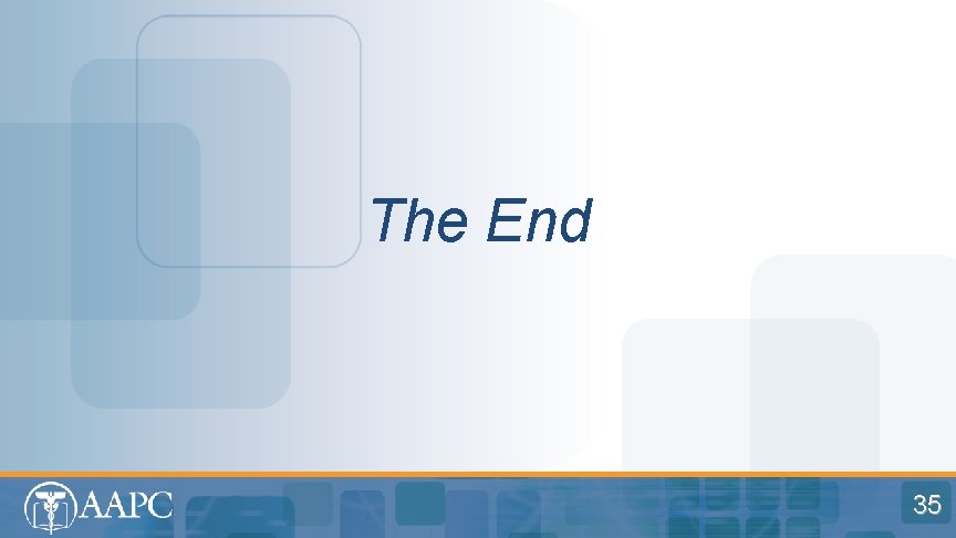 The End Pathology and Laboratory 35 
