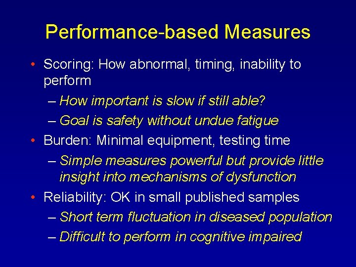 Balance and Gait Disorders in Older Adults Neil