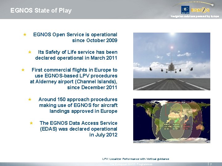 EGNOS State of Play Navigation solutions powered by Europe « EGNOS Open Service is